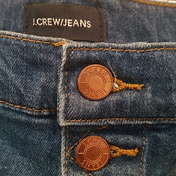 J. Crew denim button front skirt sz 32 - Picture 3 of 3